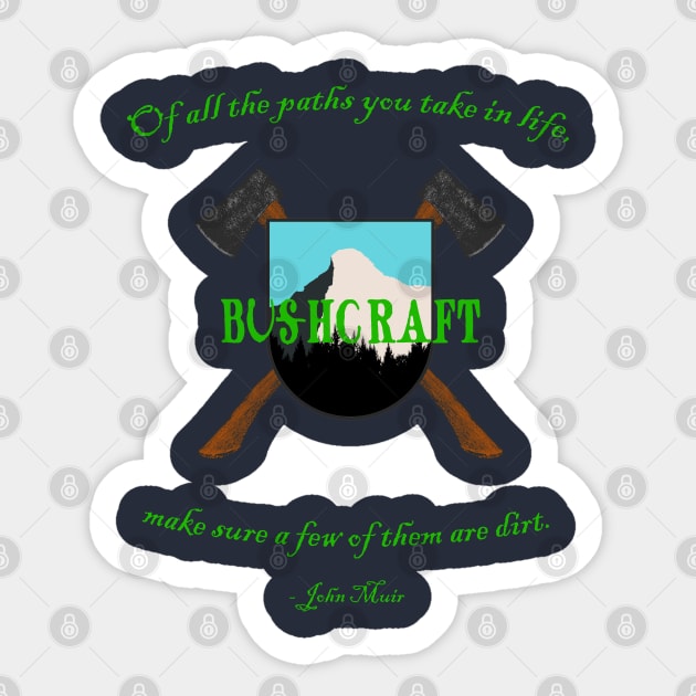 BUSHCRAFT Sticker by MacBain